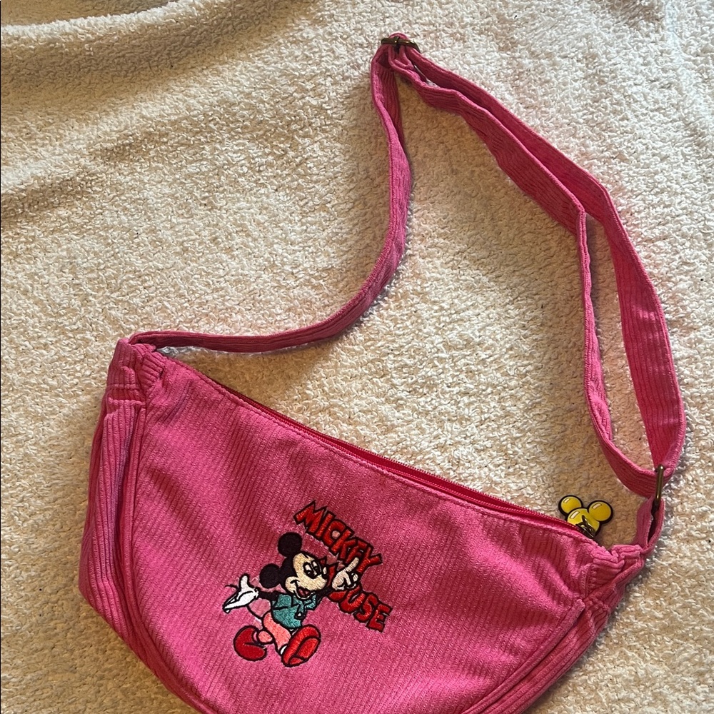 Pink Mickey Mouse shoulder Bag